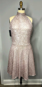 Rose' Champagne Sequin Gown